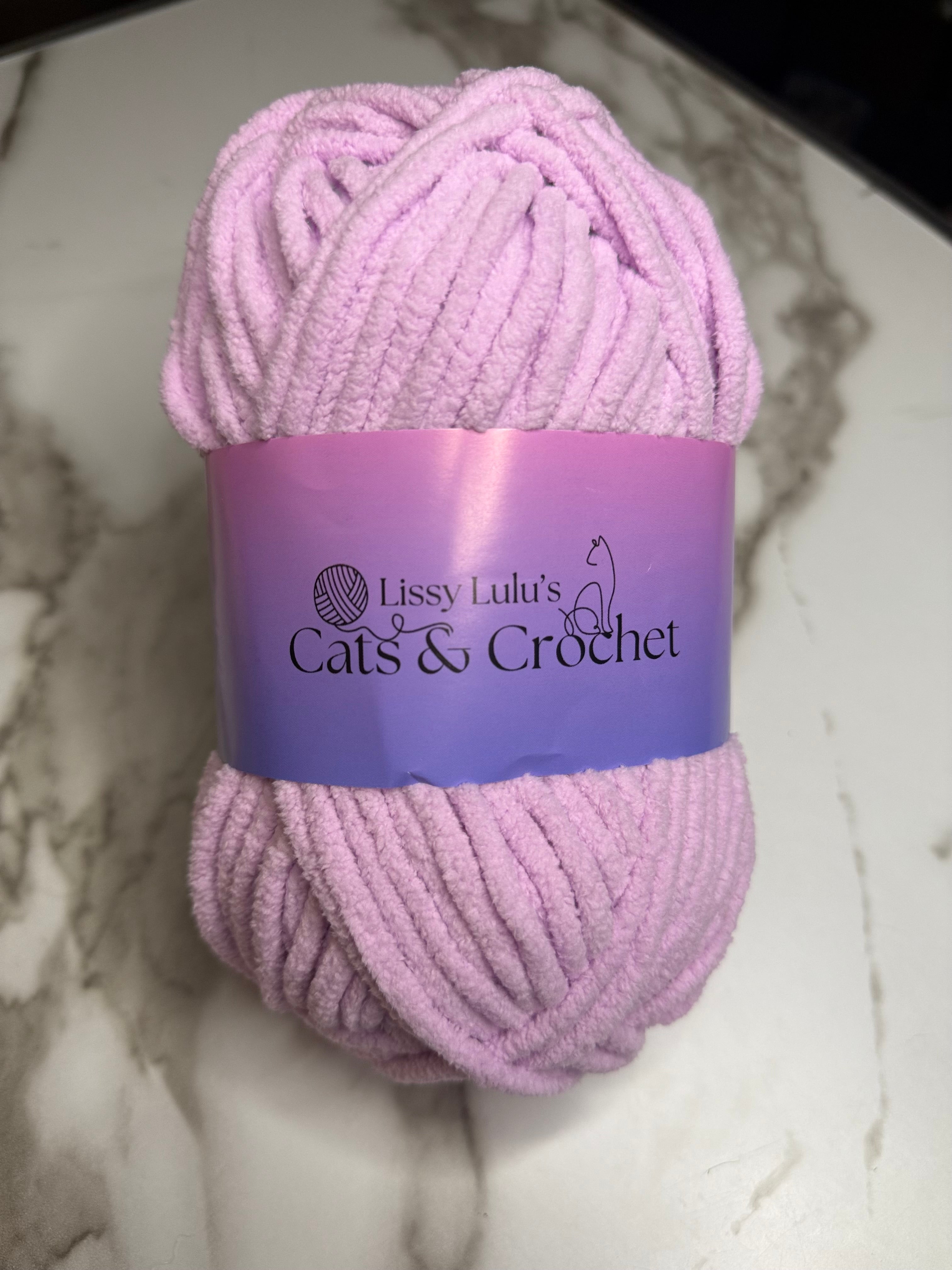 Lavender Chenille Yarn