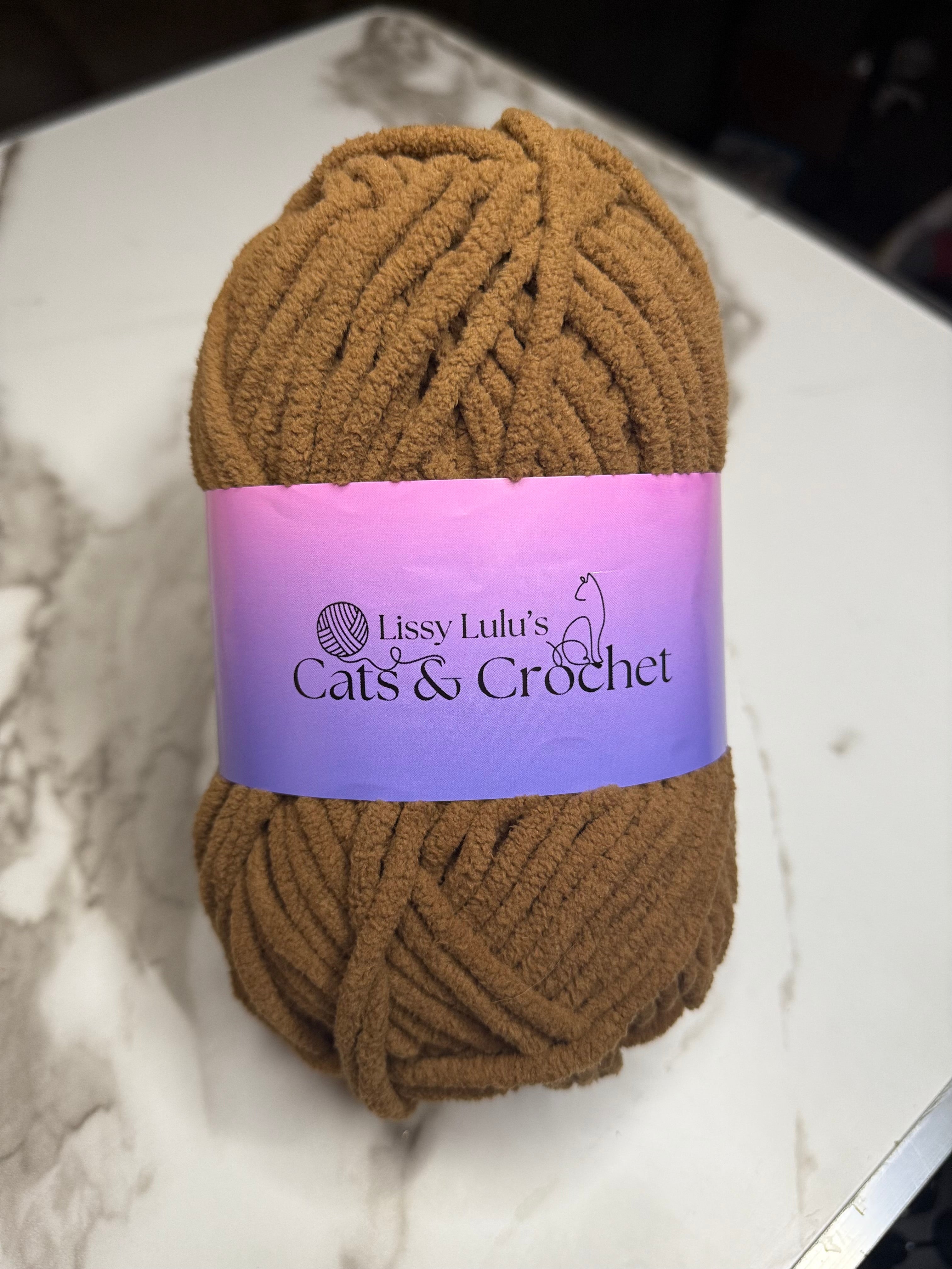 Toffee Chenille Yarn