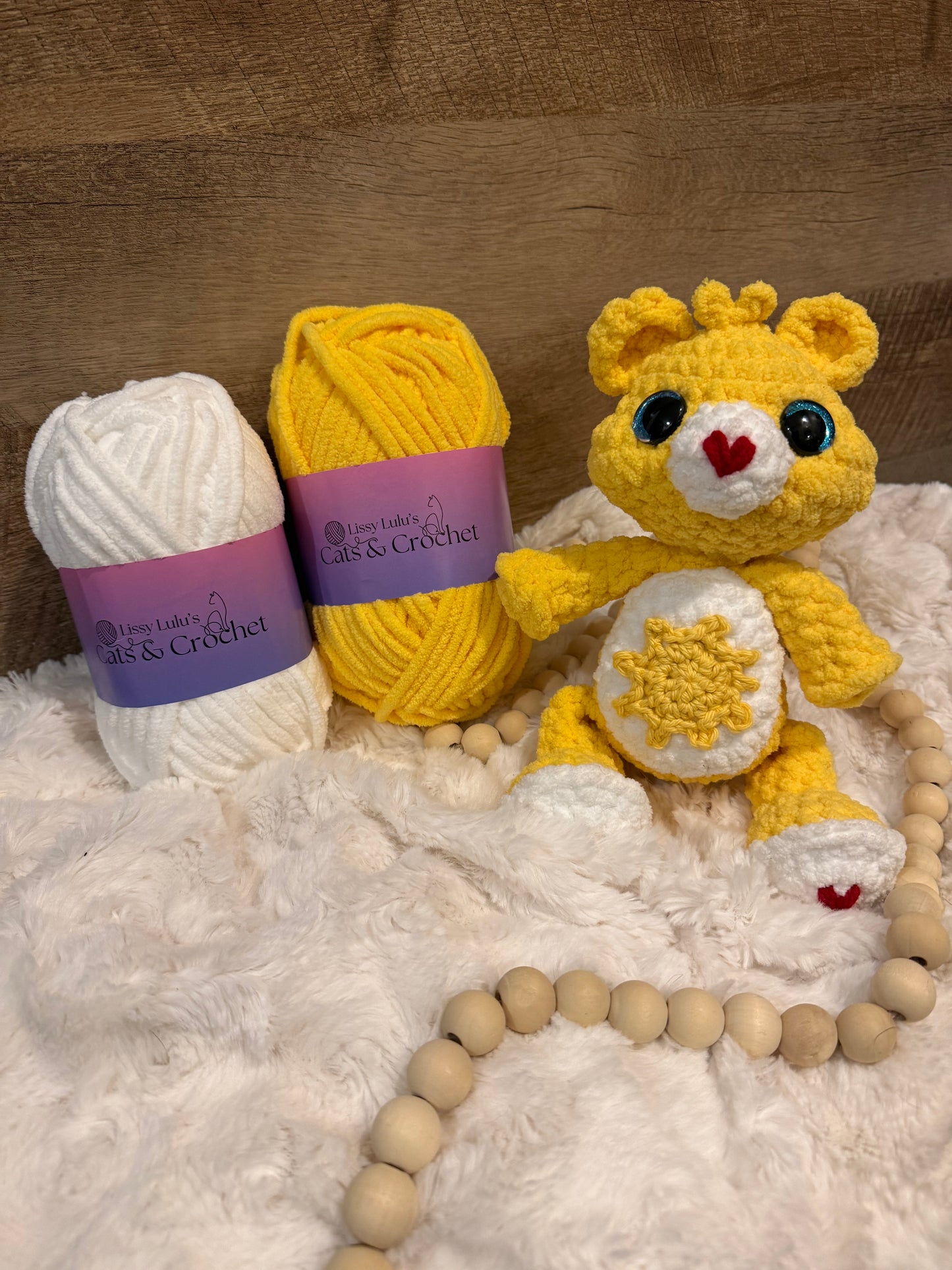 Sunshine Yellow Chenille Yarn
